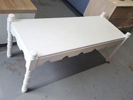 Vintage White Timber Narrow Coffee Table