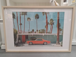 BRAND NEW Framed Mid Century Palm Springs Print