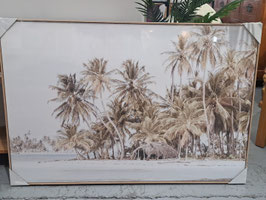 BRAND NEW Framed Tiki Hut Island Paradise Print