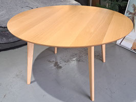 Round Timber Veneer 6 Seater Dining Table