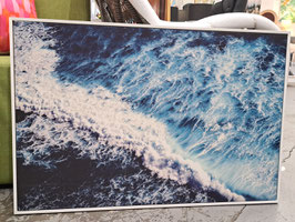 Framed Aerial Ocean Break Print