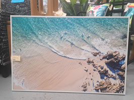 Framed Aerial Beach Print