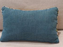 Double Sided Teal & Lime Rectangle Cushion