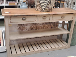 Vintage Rustic Timber Hall Table