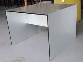 "B&B Italia" Italian Designer Silver Aluminium Indoor/Outdoor Side Table - 2 Available