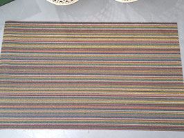 "Chilewich" Indoor/Outdoor Vinyl Multicolour Stripe Rug