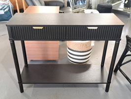 BRAND NEW Black Fluted Hall Table