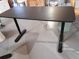 "Ikea" Black Oak Finish Adjustable Desk - 1 Left