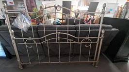 King Size Metallic Grey Metal Bed Frame