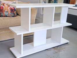Heavy Duty White Open Lowline Shelving Unit