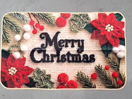 BRAND NEW Christmas Holly Bathroom / Door Mat