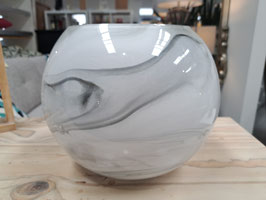 Grey & White Marble Effect Vase