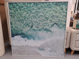 BRAND NEW Framed Aerial Beach Shoreline Print