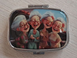 BRAND NEW Laughing Ladies Pill Box
