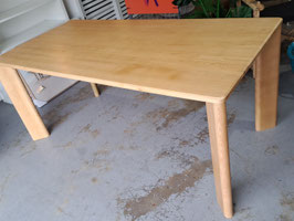 Oak Veneer 6 Seater Dining Table