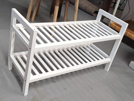 White Laminate Shoe Rack