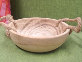 Round Palmwood Bowl - 2 Available