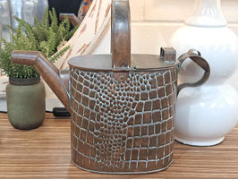 Antique Copper Crocodile Pattern Watering Can