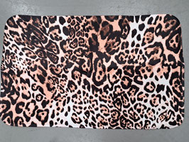 BRAND NEW Plush Leopard Print Bathroom / Door Mat