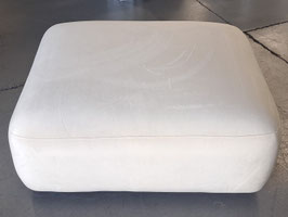 BRAND NEW "Luxo" Off White Velvet Ottoman