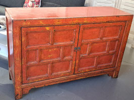 Red Orange Vintage Asian Style Buffet