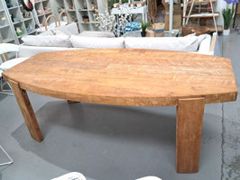 "Nick Scali" Rustic Timber Oblong Dining Table