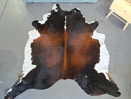 BRAND NEW Large Black, Brown & White Cowhide Rug