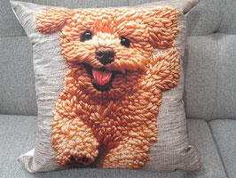 BRAND NEW Running Puppy Cushion - 2 Available
