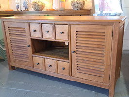 Solid Teak TV Entertainment Cabinet