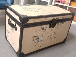 Vintage Style Stamped Storage Trunk