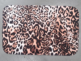 BRAND NEW Plush Leopoard Print Bathroom / Door Mat