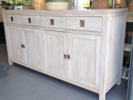 "Freedom" Large Whitewashed Timber Buffet