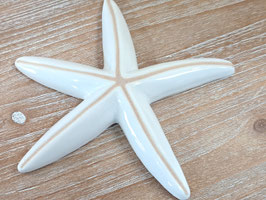 White Ceramic Starfish