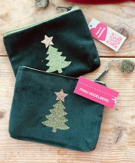W Frau Heidelberg Samttäschchen Tannenbaum