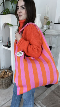 Lot83 Lois Shopper Orange /Rosa