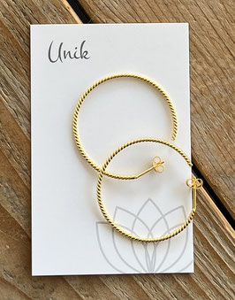 Unik Creole Kordeldesign gold