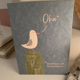 HEY!Cards Holzschnittpostkarte " Oha "