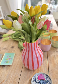Giftcompany Artisan Vase rosa / rot