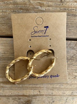 Sweet 7 gedrehte Creolen