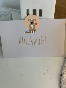 cityproducts Postkarte " Glückwuff "