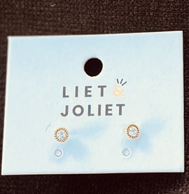 L&J zarte Ohrstecker rund