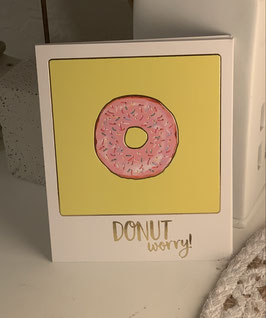 cityproducts Postkarte " Donut worry "