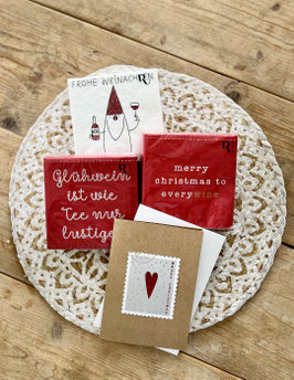 W Räder Klappkarte  "Merry Christmas"