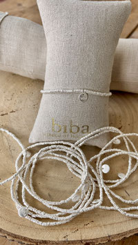 Biba Armband zarte silberfarbene Scheiben