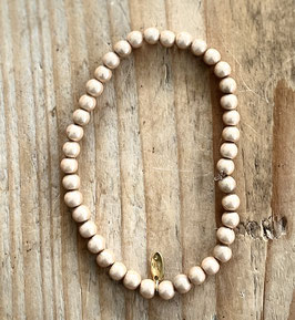 lot83 Armband cremefarbene Kugeln