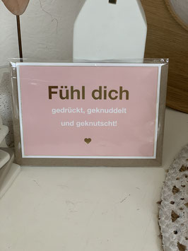 cityproducts Klappkarte " Fühl dich gedrückt...."