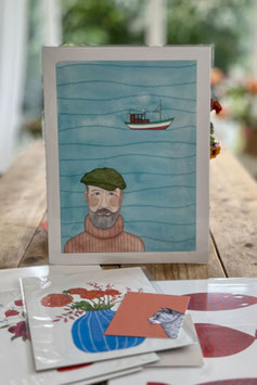ask a duck Kunstdruck " Seemann "