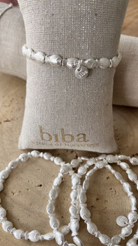 Biba Armband silberfarbene Fische