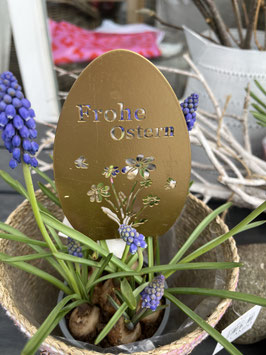 O Frohe Ostern Schild zum stecken