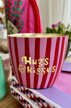 Giftcompany Windlicht Hugs & Kisses